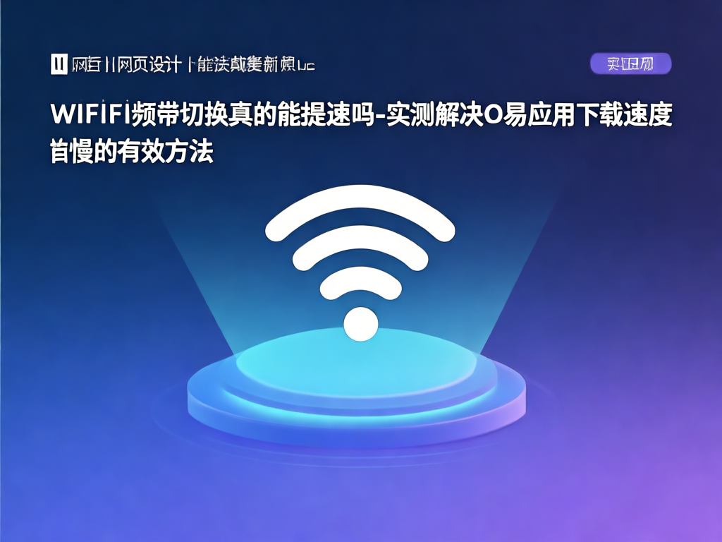 WiFi频段速度测试对比图